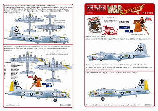 【新製品】[2014764805304] KW148053)B-17G 91st BG 42-97849 'Liberty Belle'  - B-17G 42-102504 'Times A Wastin'