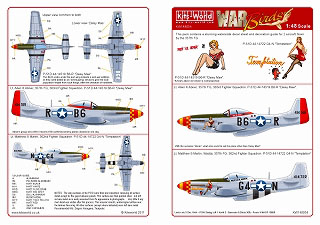 【新製品】[2014764805403] KW148054)P-51D Mustang 363 FS 357 FG Allen K Abner 44-14519 B6-R Daisy Mae