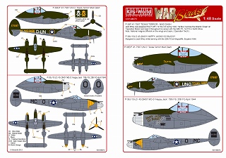 【新製品】[2014764807308] KW148073)P-38E/F/J ライトニング ノーズアート