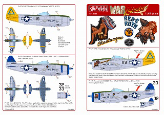 【新製品】[2014764808800] KW148088)P-47N サンダーボルト ノーズアート