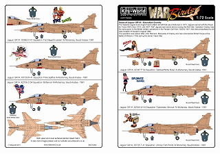 【新製品】[2014767204203] KW172042)Sepecat Jaguar Desert Storm Nose Art