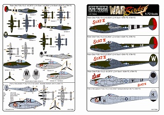 【新製品】[2014767206405] KW172064)P-37J ライトニング ノーズアート