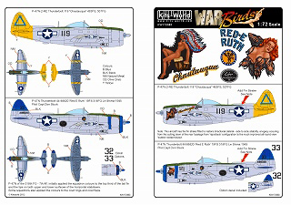 【新製品】[2014767208300] KW172083)P-47N サンダーボルト  ノーズアート