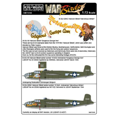 【新製品】[2014767210006] KW172100)B-25J ミッチェル ノーズアート