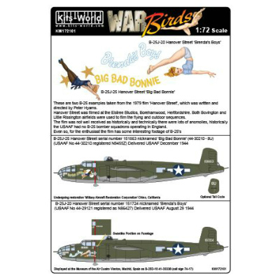 【新製品】[2014767210105] KW172101)B-25J ミッチェル ノーズアート