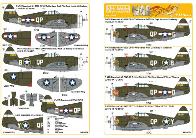 【新製品】[2014768402905] KW144029)P-47 サンダーボルト レザーバック ノーズアート