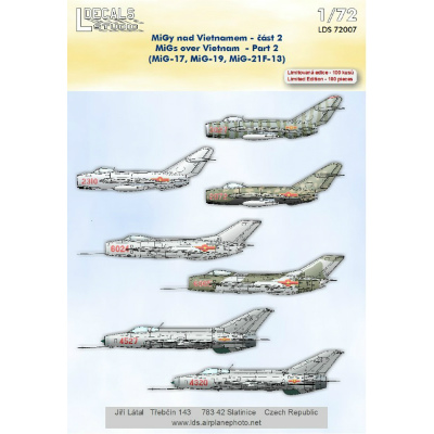 【新製品】[2014817200704] LDS72007)MiG-17/MiG-19/MiG-21F-13 ベトナム戦争