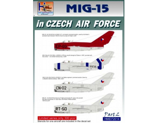 【新製品】[2014847201405] HMD72014)MiG-15 チェコ空軍 Part.2