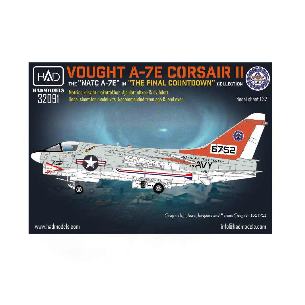 【新製品】32091 1/32 A-7E 海軍航空試験センター ファイナル・カウントダウン