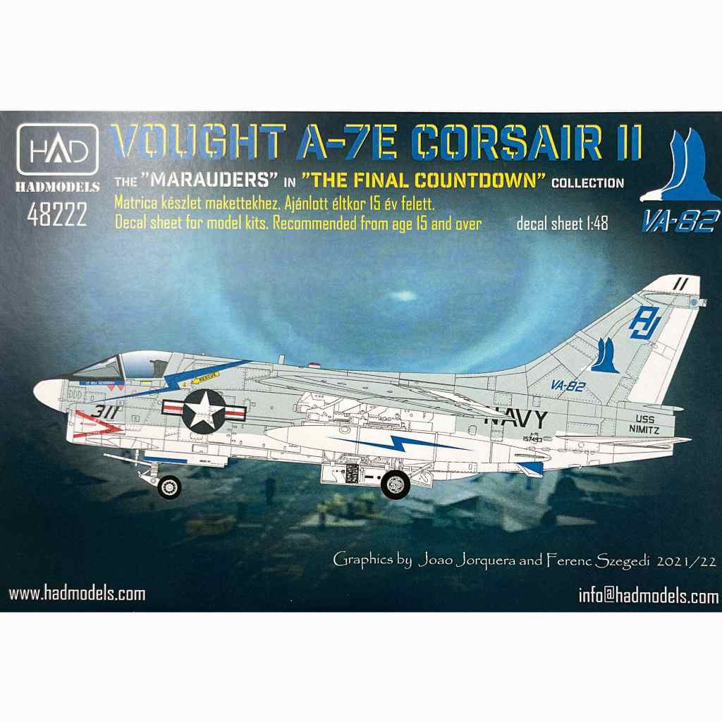 【新製品】48222 ヴォート A-7E コルセアII VA-82 マローダーズ 