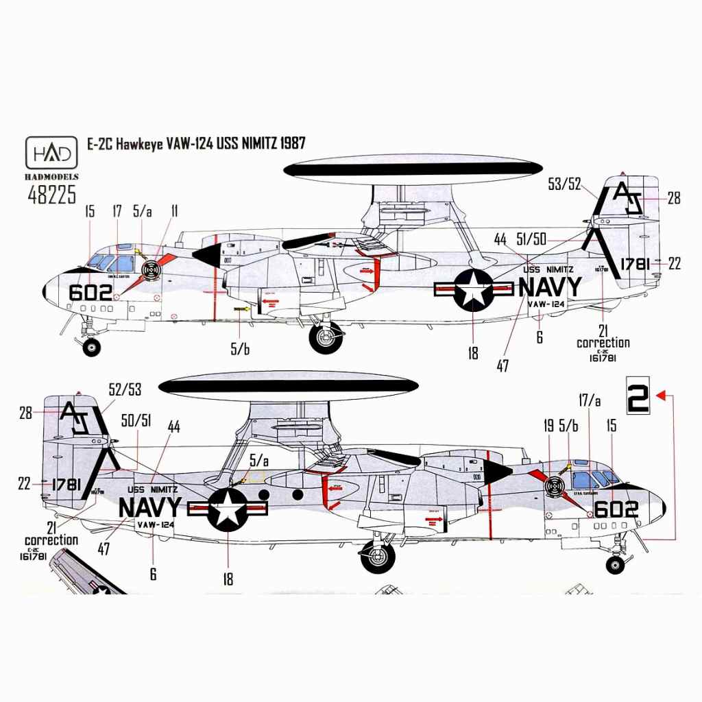 【新製品】48225 グラマン E-2C ホークアイ VAW-112 