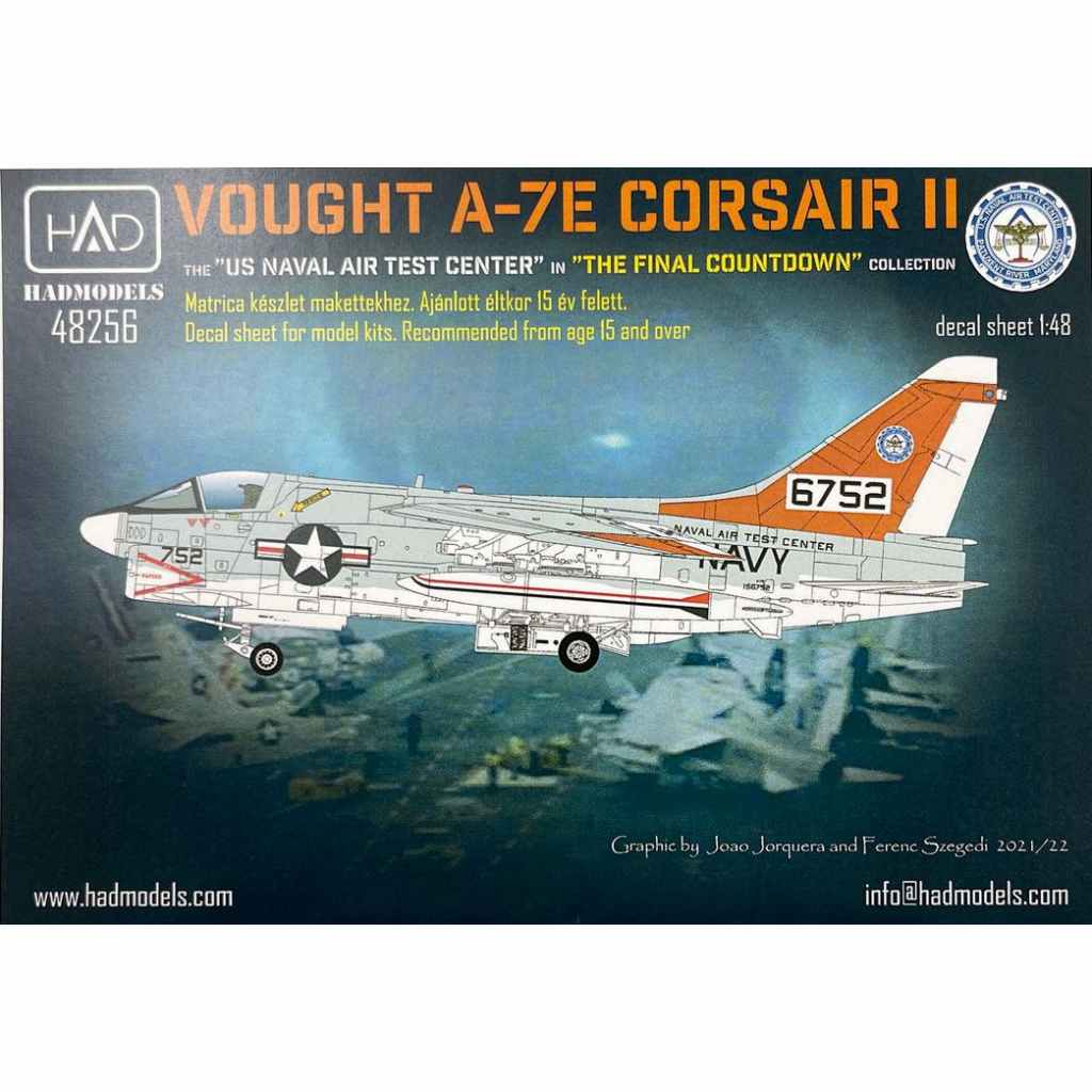 【新製品】48256 ヴォート A-7E コルセアII 海軍航空試験センター 