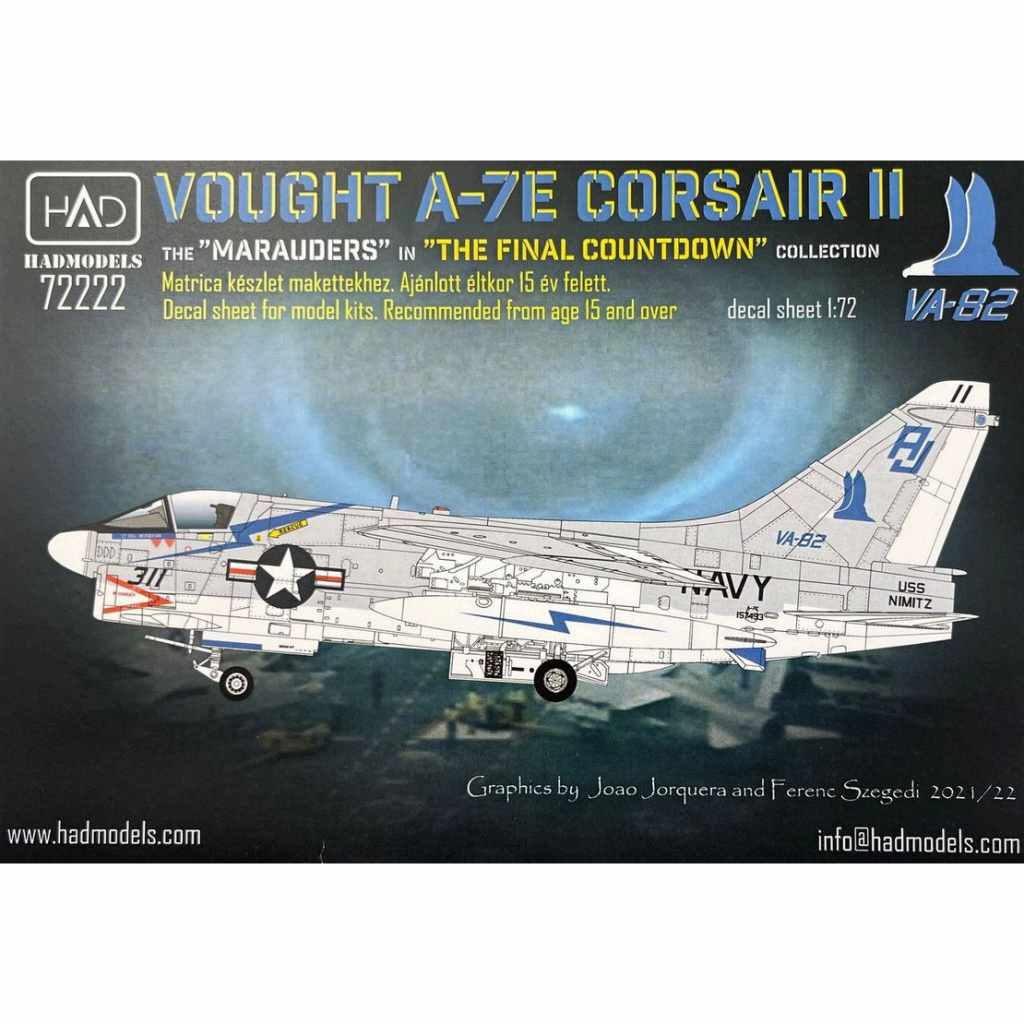 【新製品】72222 ヴォート A-7E コルセアII VA-82 マローダーズ 