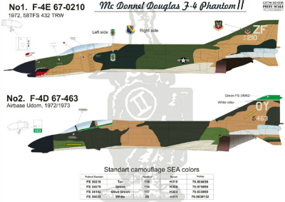 【新製品】[2014883200608] 32006)F-4D/E ファントムII ベトナム Pt.2