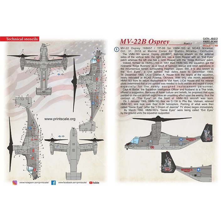 【新製品】48213 ボーイング MV-22B オスプレイ Pt.1