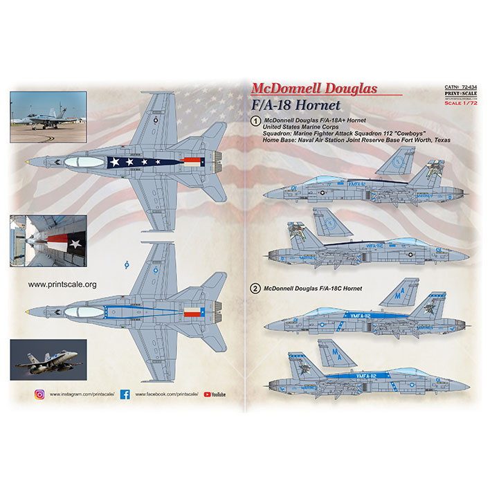 【新製品】72434 マクドネル・ダグラス F/A-18 ホーネット