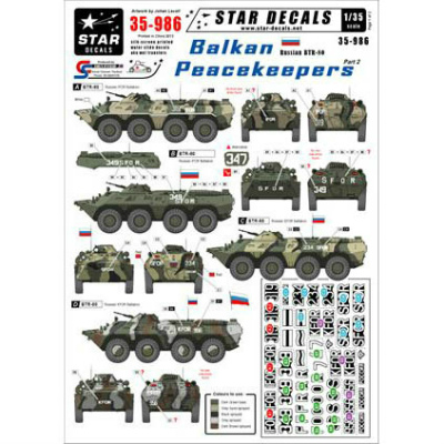 【新製品】[2014893509869] 35-986)バルカン半島の平和維持部隊#2 ロシア軍のBTR-80