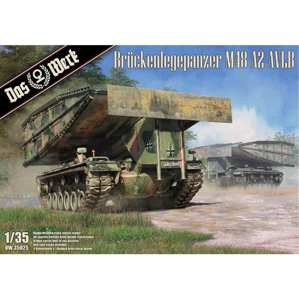 【新製品】DW35025 1/35 ドイツ軍 M48A2 AVLB（架橋戦車）