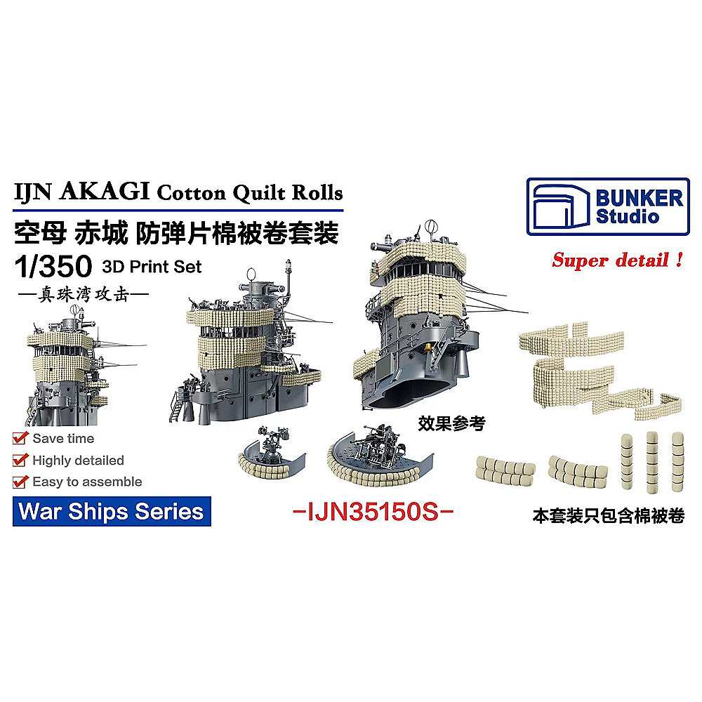 【新製品】IJN35150S 1/350 日本海軍 航空母艦 赤城用 マントレット 【ネコポス規格外】