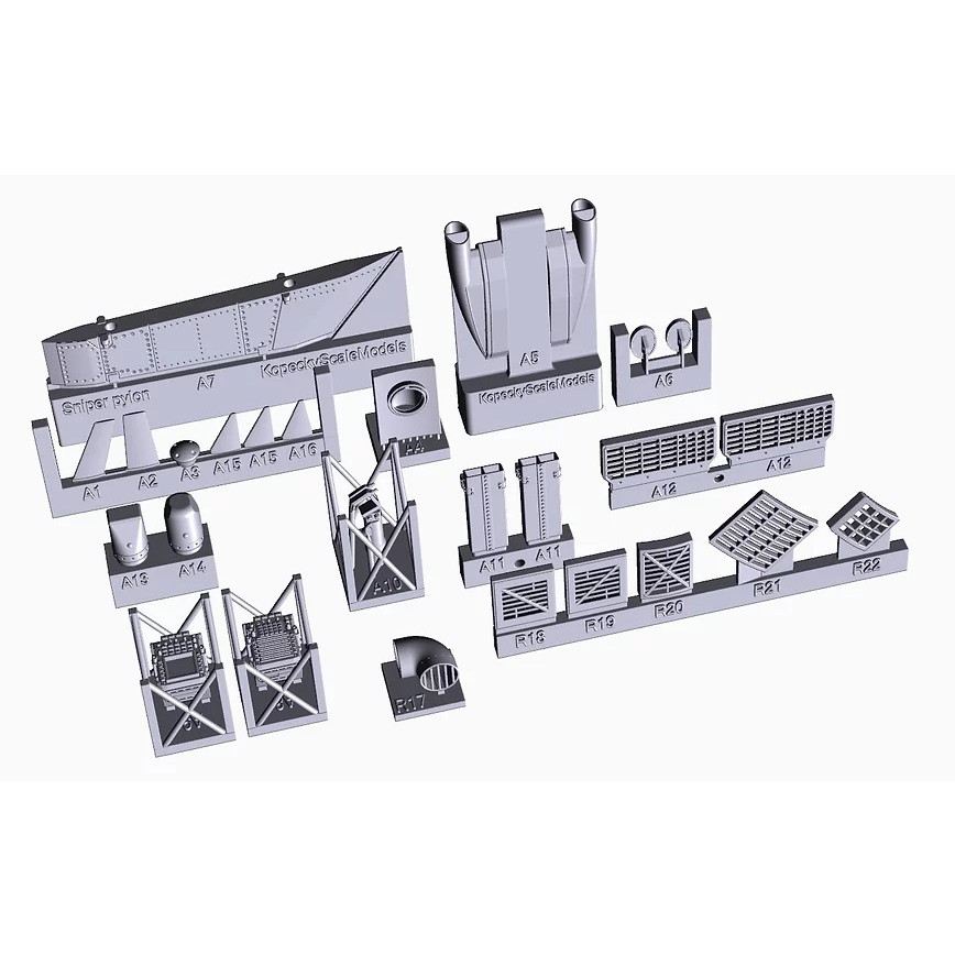 【新製品】32023 1/32 F-15E ストライクイーグル アップグレードパーツセット(タミヤ用)