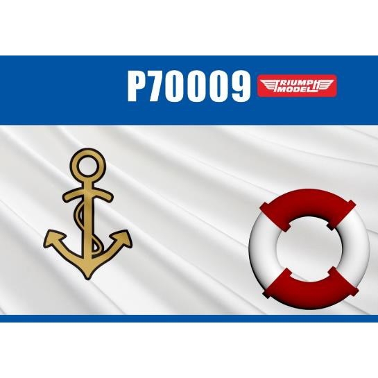 【新製品】P70009 艦艇用浮き輪 (84個入り)