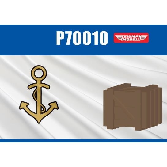 【新製品】P70010 艦艇用木箱 (48個入り)