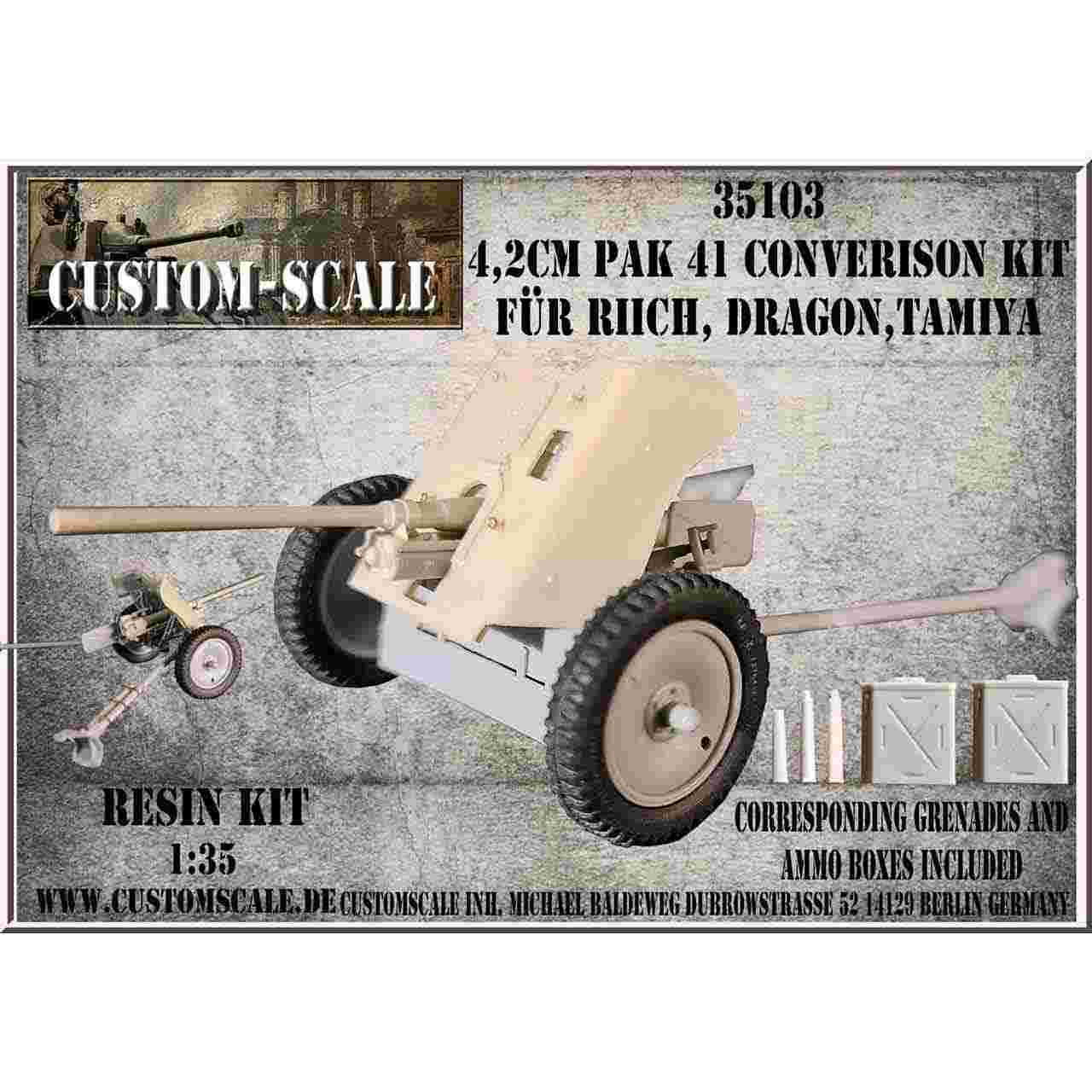 【新製品】35103 1/35 ドイツ 4.2cm Pak41 コンバージョンセット