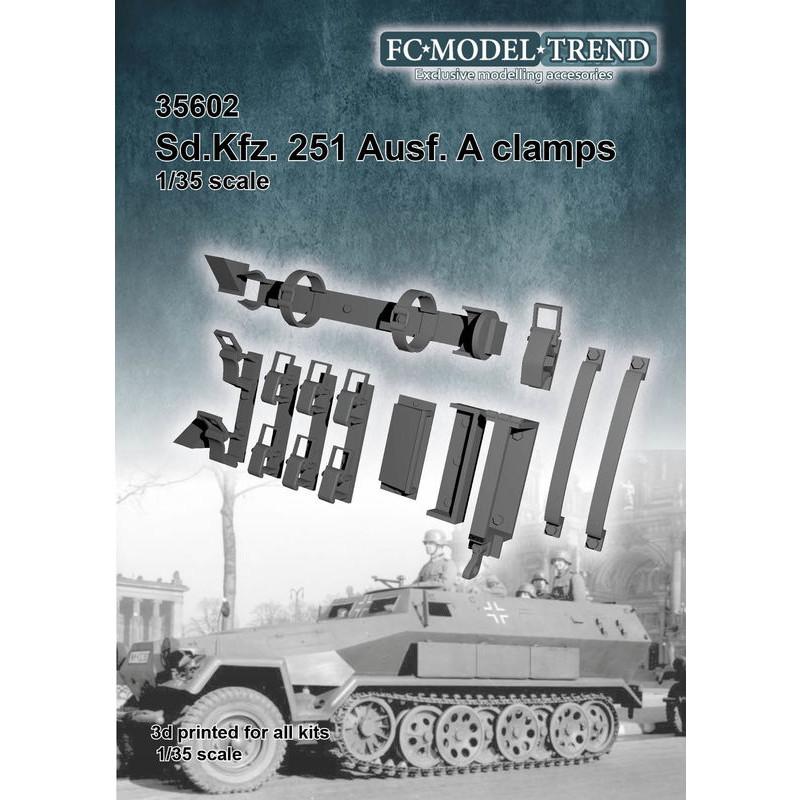 【新製品】35602 1/35 Sd.Kfz.251 Ausf.A用ツールクランプセット