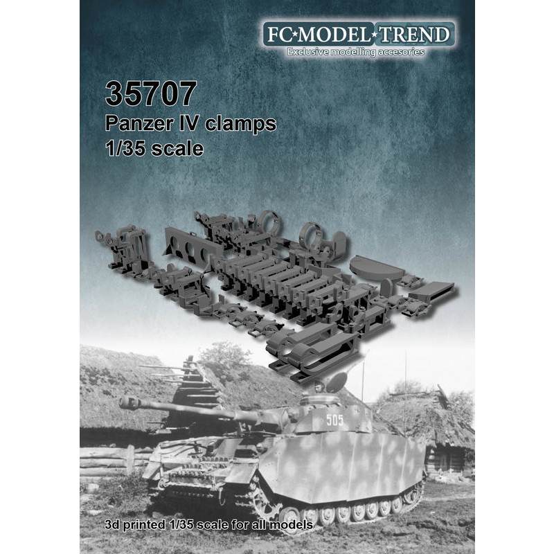 【新製品】35707 1/35 IV号戦車用ツールクランプセット