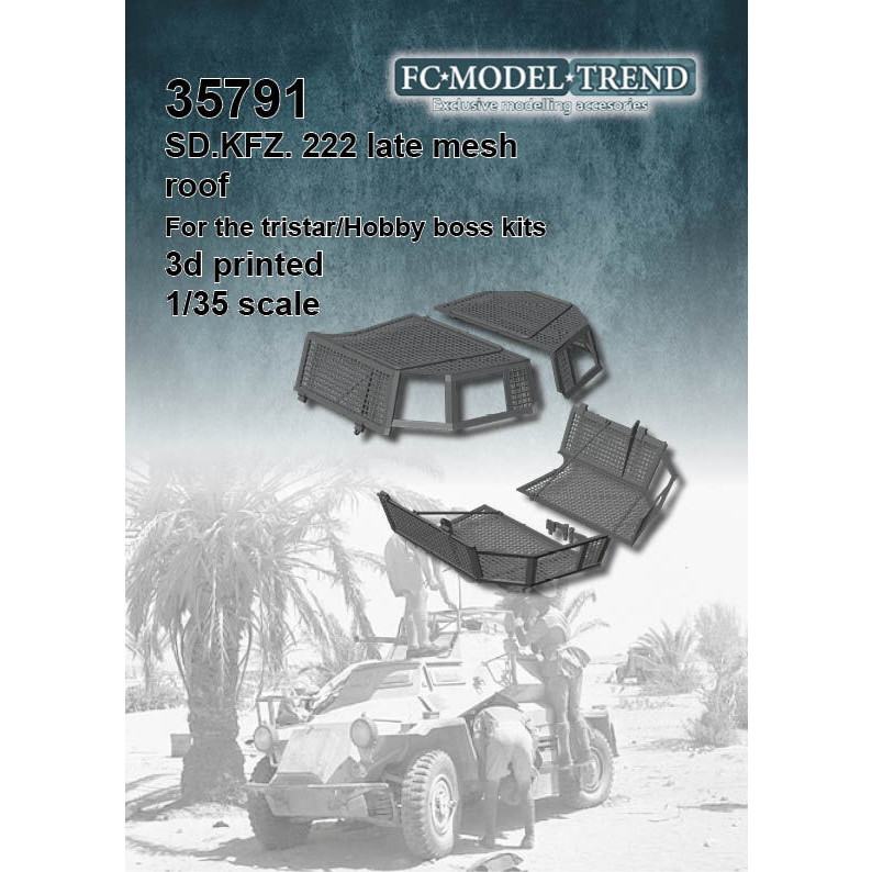 【新製品】35791 1/35 Sd.Kfz.222用メッシュルーフ（後期型）