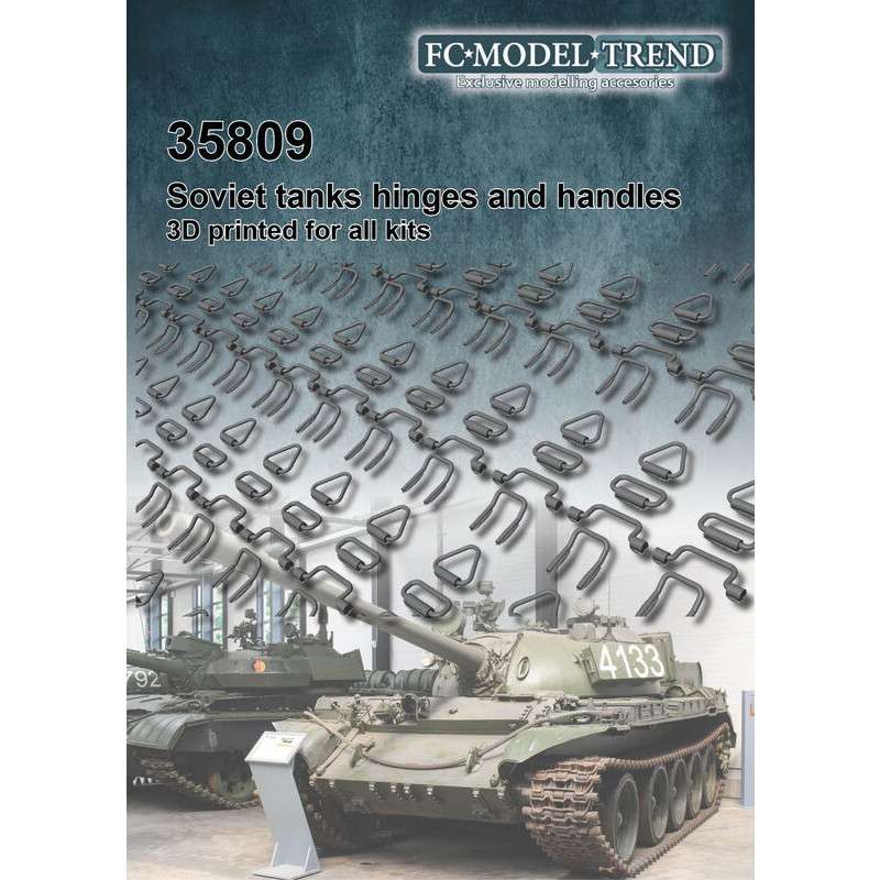 【新製品】35809 ロシア戦車用ヒンジ&ハンドル