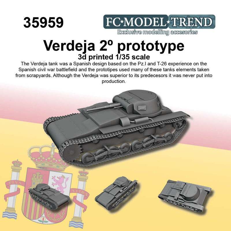 【新製品】35959 スペイン ベルデハ軽戦車 試作型