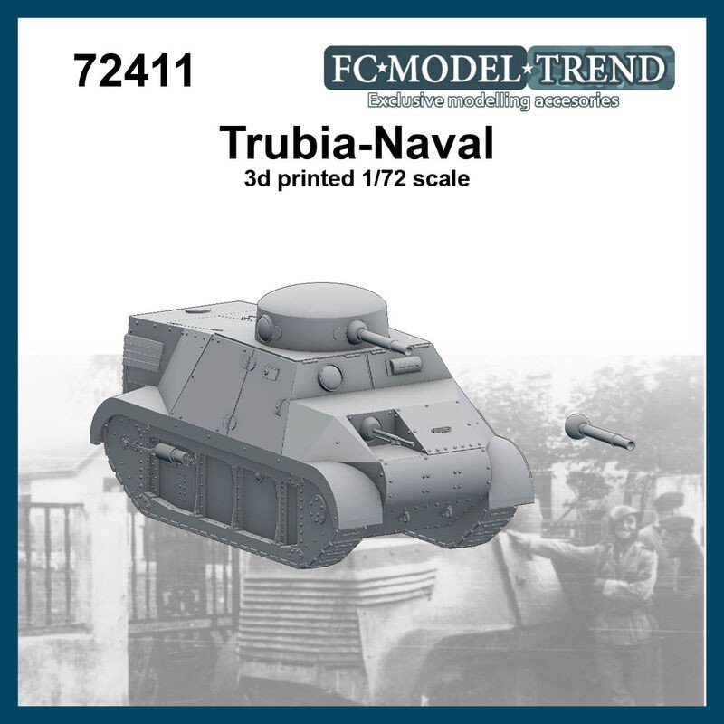 【新製品】72411 WWI スペイン トルビア・ネーバル戦車