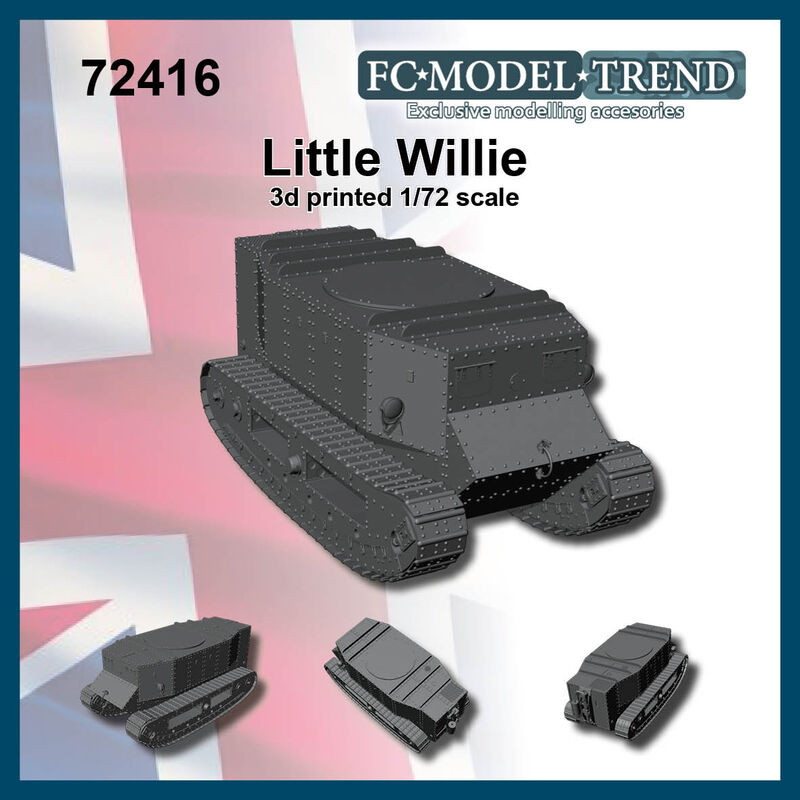 【新製品】72416 WWI イギリス リトル・ウィリー 試作戦車