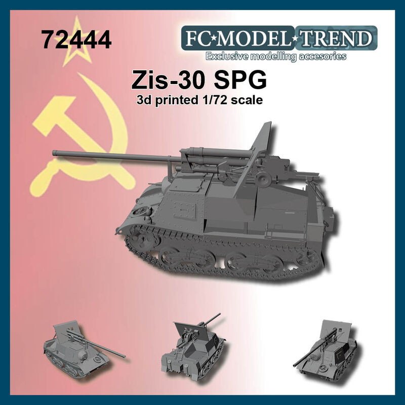 【新製品】72444 WWII ソビエト ZiS-30 自走砲