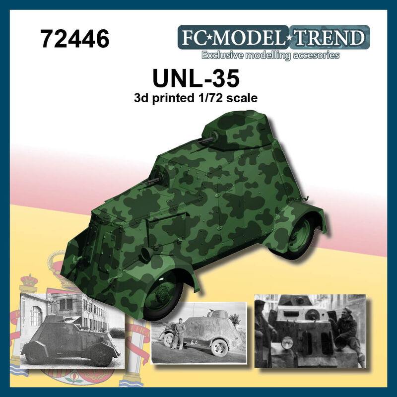 【新製品】72446 スペイン UNL-35 装甲車