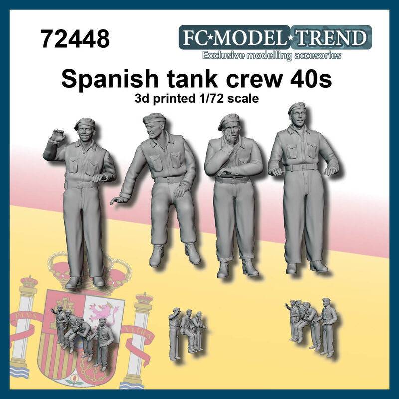 【新製品】72448 WWII スペイン戦車兵