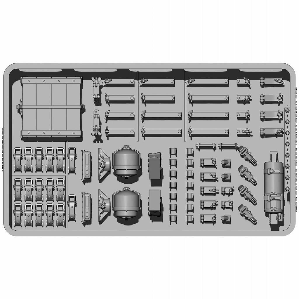 【新製品】BSKD35014 1/35 WWII ドイツ タイガーI重戦車 極初期型用ディテールセット