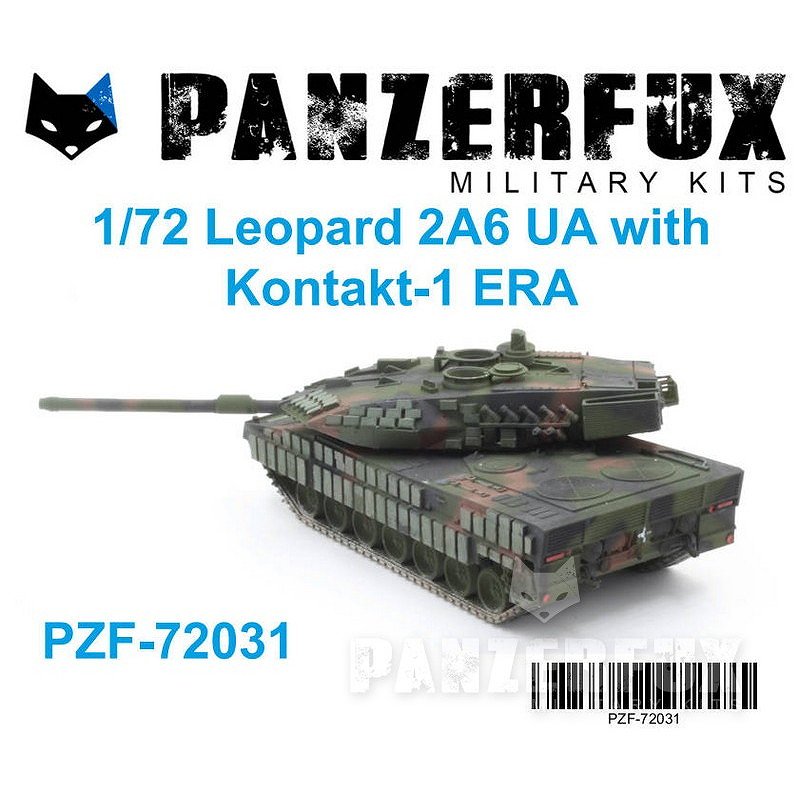 【新製品】PZF-72031 1/72 ドイツ レオパルト2A6 UA コンタークト1 ERA