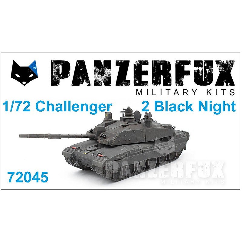 【新製品】PZF-72045 1/72 イギリス ブラックナイト チャレンジャー2 LEPプログラム