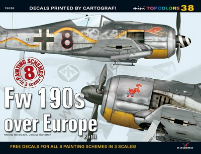 【新製品】[2071001503805] TOPCOLORS 15038)Fw190s over Europe Part.II