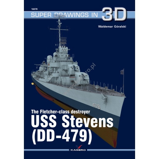 【新製品】SUPER DRAWINGS IN 3D 16078 フレッチャー級駆逐艦 DD-479 スティーブンス