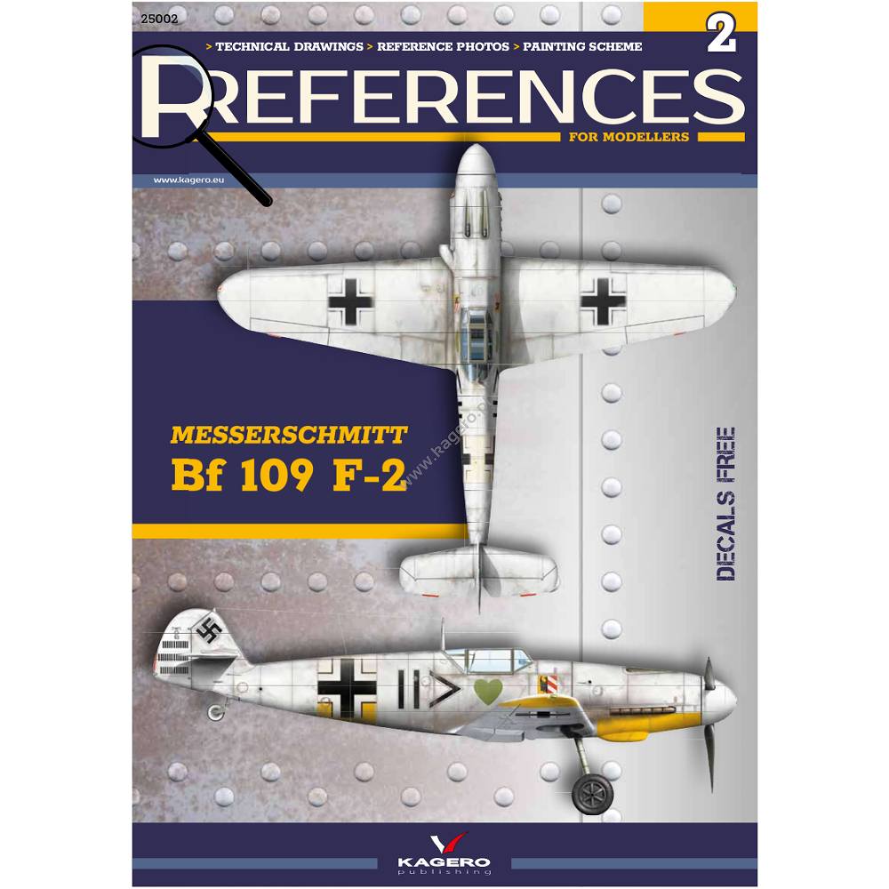 【新製品】25002 リファレンス・フォー・モデラーズ2 メッサーシュミット Bf109F-2