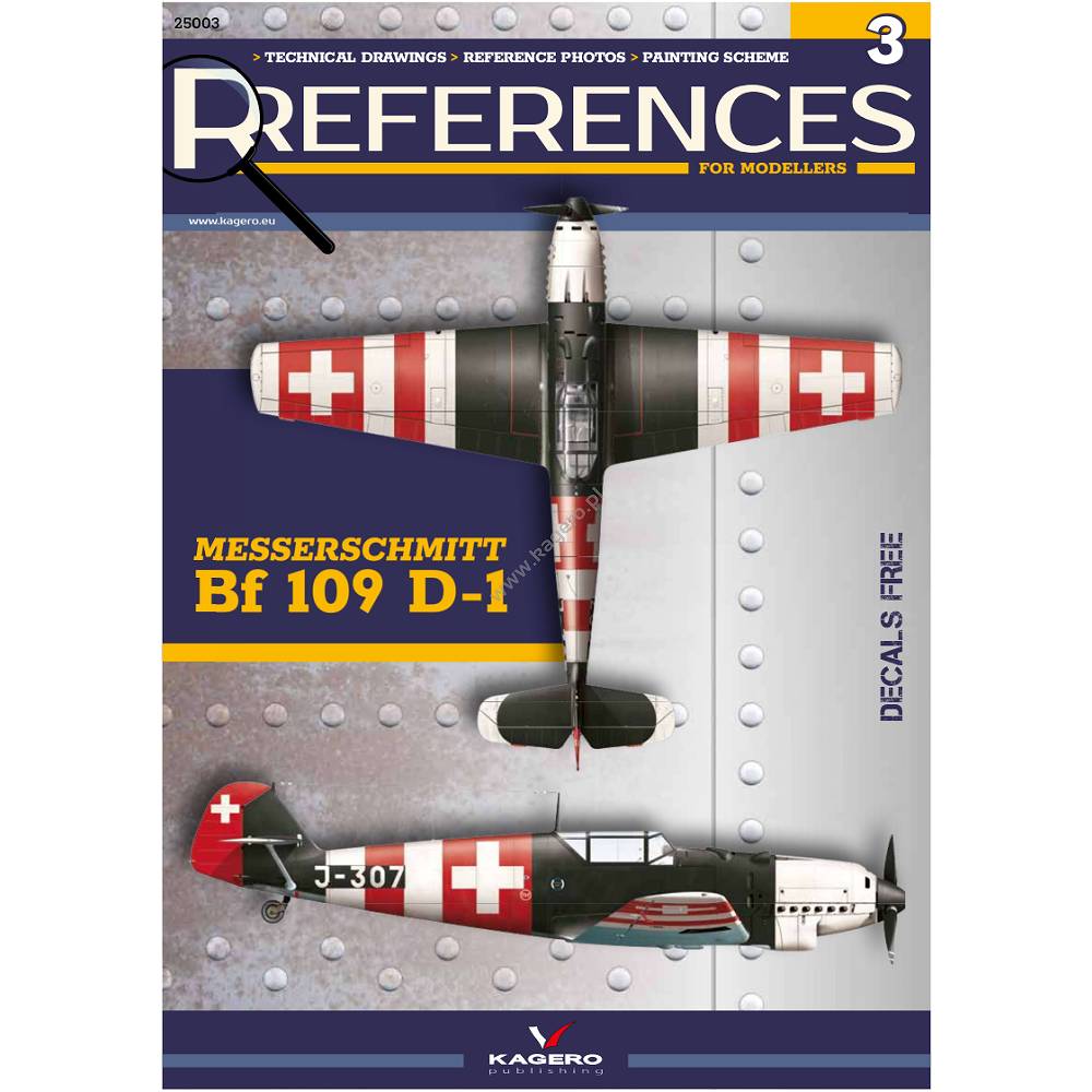 【新製品】25003 リファレンス・フォー・モデラーズ3 メッサーシュミット Bf109D-1