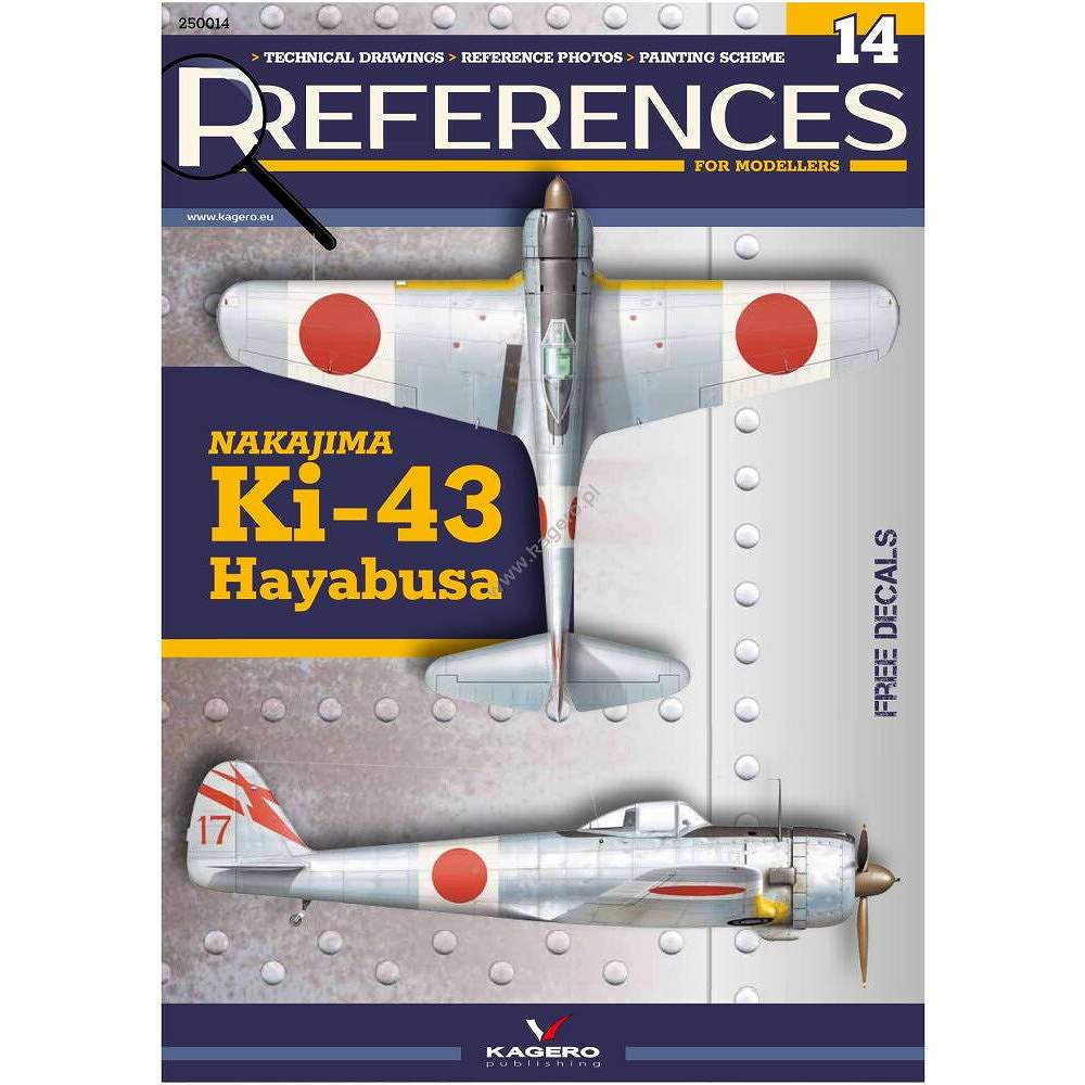 【新製品】25014 リファレンス・フォー・モデラーズ14 中島 キ-43I/II 隼