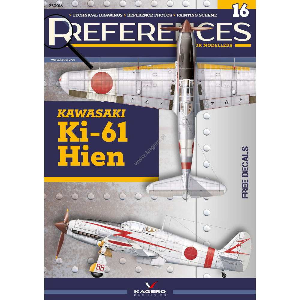 【新製品】25016 リファレンス・フォー・モデラーズ16 川崎 キ-61 飛燕