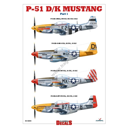 【新製品】KD48004 P-51 D/K Mustang part 1