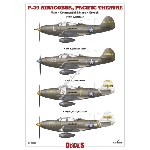【新製品】KD72008 P-39 エアラコブラ 太平洋戦線