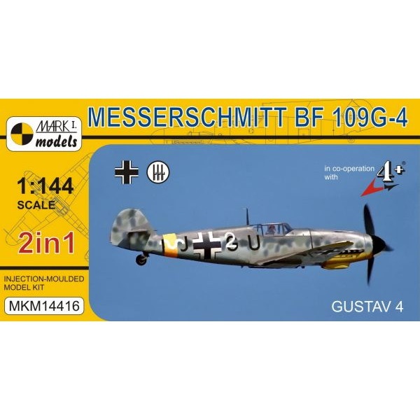 【新製品】[2088114401607] MKM14416)メッサーシュミット Bf109G-4 2機セット