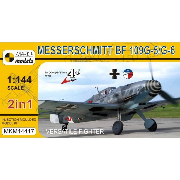 【新製品】[2088114401706] MKM14417)メッサーシュミット Bf109G-5/G-6 2機セット